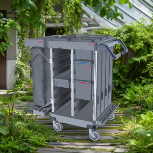 Carrello per Pulizie Origo2 Basic 534.527 con Ruote e Scomparti per Stoccaggio Utensili - Product Image 3