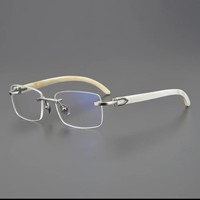 Lunettes unisexes minces en cuivre 1pc Lunettes de lecture carrées en métal Blocage de la lumière bleue Restauration de la presbytie