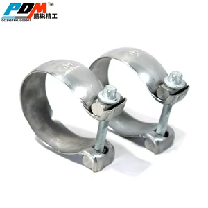 Colliers de serrage pour tuyaux d'échappement en acier inoxydable, acier et aluminium de qualité supérieure, robustes, à boule et à douille - Product Image 3