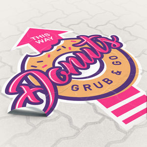 Custom Outdoor Advertising Luxury Supermarket Store Film Full Color <strong>Printing</strong> Durable Eco-Friendly Vinyl 3D <strong>Floor</strong> Stickers 2 Year - Product Image 1