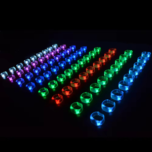 Bracelet LED Réutilisable et Durable avec Télécommande DMX, 15 Couleurs RGB, Stroboscope, Lumière Intense Synchronisée, Matériau ABS, Cadeau Idéal pour Concerts et Musique - Product Image 6
