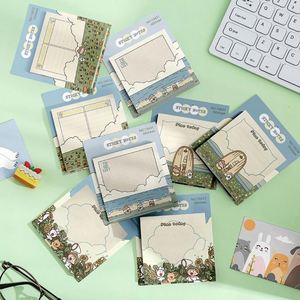 Memo <b>Pad</b> Sticky Note Cute Multicolor Custom Office Clear Reusable Sticky Notes Index Posted It Sticky Note - Product Image 2