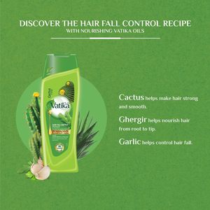 <strong>Vatika</strong> Cream Shampoo for Damaged Hair Unisex Alcohol Free Hair Loss Control &amp; Nourishing - Product Image 4