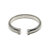 2025 nouveau 8/12/16mm serpent os chaîne bracelets zircone extensible Non décoloration 18k plaqué or acier Flexible ouvert bracelets pour les femmes