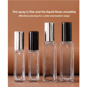 Flacon pulvérisateur de parfum carré en verre 3ml 30ml transparent portable avec atomiseur à fine brume pour le stockage de parfums - Product Image 3