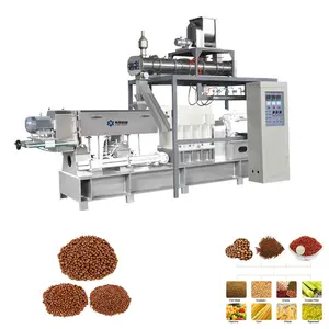 2ton per hour 1mm floating fish feed processing machines production line