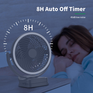 2 in1 chức năng 5V 2A 5W 7 inch USB có thể sạc lại xách tay mini điện máy tính để bàn boong bảng đứng Clip fan hâm mộ với Li-on Pin - Product Image 6