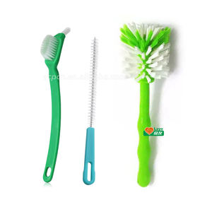 Ensemble de 3 pièces de brosse de nettoyage pour Vorwerk <span class=keywords><strong>Thermomix</strong></span> TM5 TM6 TM31 MCC Pot de mélange couteau brosse à vaisselle cuisine mélangeur pièces accessoire - Product Image 1