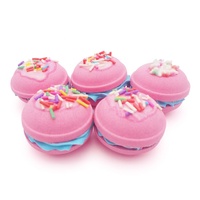 Emballage personnalisé en gros OEM pour SPA, hydratant, blanchissant, micro-bulles, marque privée, cupcake, donut, pour enfants, bio, 100% bain