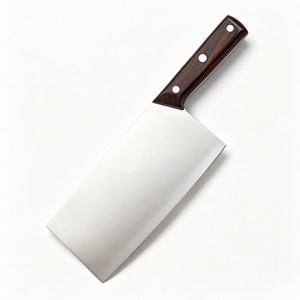 Cuchillo de cocina doméstico de alta calidad con mango de madera maciza natural y acero 7CR17MOV con cromo para un rendimiento extremadamente afilado y duradero. - Product Image 1