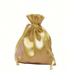 Petit sachet en satin de soie avec cordon de serrage pour sacs à main - Product Image 1