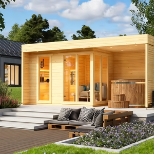 <span class=keywords><strong>Prix</strong></span> d'usine Cabane en rondins préservée personnalisée <span class=keywords><strong>Cabine</strong></span> de jardin Sauna à vapeur 2-8 personnes Sauna sec personnalisable - Product Image 5