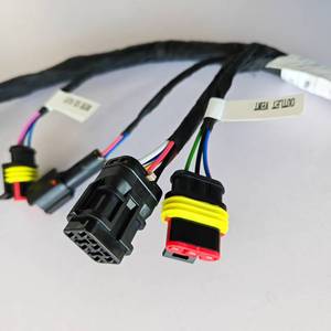 Harness Kabel Mesin Konstruksi Tembaga Berlapis Timah IP66 PTFE Kustom Langsung dari Pabrik OEM ODM Teknik Komputer Sepeda Motor - Product Image 4