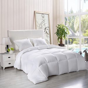 Tất cả các mùa trắng sang trọng siliconized fiberfill Duvet chèn thoải mái và mềm mại <span class=keywords><strong>Comforter</strong></span> - Product Image 3