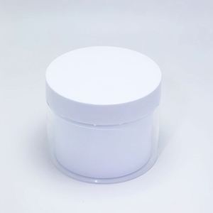 100g 200g 300g Double Wall Cosmetic <b>Storage</b> <b>Container</b> Plastic Skincare Makeup Eye Cream Jar with Gold Silver Cap - Product Image 5