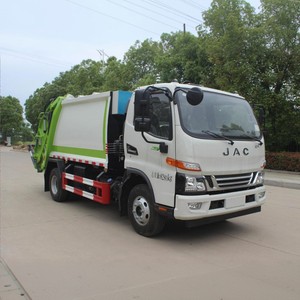 มีบริการ OEM ODM รถเก็บขยะขนาดกะทัดรัด ความจุ <span class=keywords><strong>2.2</strong></span> ลูกบาศก์เมตร พร้อมระบบอัดไฮดรอลิกและประตูด้านหลัง - Product Image 1