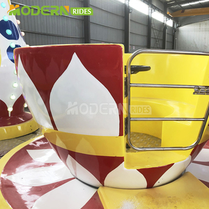 Atracciones de Alta Calidad para Niños, de Fibra de Vidrio, para Parques Temáticos, Interiores y Exteriores, Juegos Mecánicos, Carrusel de Tazas Giratorias, 12 Meses - Product Image 6