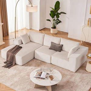 Modular L-shape Compressed Set Modern Soft Fabric Vacuum Portable Living Room Compression L-shaped <b>Foam</b> - Product Image 4
