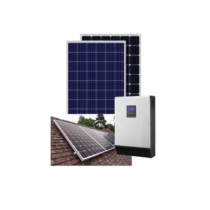 Inverter Energi Panel, 3Kw 6Kw 20Kw Panel Daya 3 Kw 5Kw 10Kw Desain Lengkap Hibrida Sistem Surya untuk Rumah