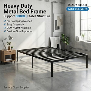 Letto Moderno in Metallo, Misura Singola 190x97cm, Reclinabile <span class=keywords><strong>Salvaspazio</strong></span>, Piattaforma Facile da Montare, Economico per Camera da Letto - Product Image 1