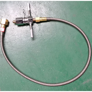 Tuyaux haute pression en caoutchouc noir 20 MPa, anti-explosion, pour gonflage et conduction de gaz, tube de remplissage de pont métallique G5/8 - Product Image 2