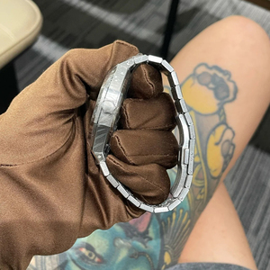 นาฬิกาข้อมือผู้ชายทรงแปดเหลี่ยม ดีไซน์หรูหรา ระบบออโตเมติก ทูร์บิญอง ตัวเรือนสแตนเลสสตีล 904L กันน้ำ - Product Image 2