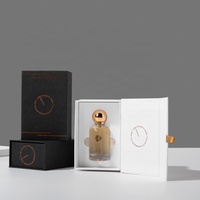Boîtes à Parfum de Luxe Noires avec Logo Personnalisé, pour Flacons Magnétiques de 30 ml, 50 ml, 100 ml, Emballage Cadeau Cosmétique en Papier