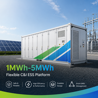 Système de stockage hybride sur réseau BESS LiFePO4 de 1 à 5 MWh avec refroidissement liquide, communication RS485, 1000 kW, OEM BOX-E001, 42 tonnes