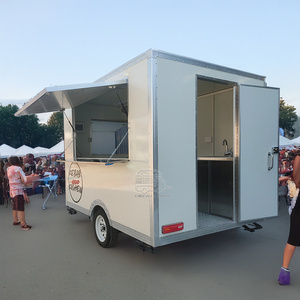 Mobile Hot Dog Trailer Stainless Steel Smoothie Food Truck CE Certified Vendor Cart - Product Image 6
