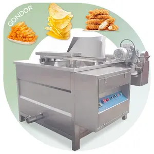 Commercial Automatic Chicken Fryer Filter Banana Chip Fry Small Freidora Pollo De A Gas Industry Machine