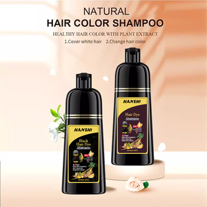 Shampoo colorant capillaire noir brun naturel 3 en 1 pour couvrir les cheveux gris et blancs en 5 minutes, hommes femmes, prix d'usine original OEM - Product Image 5