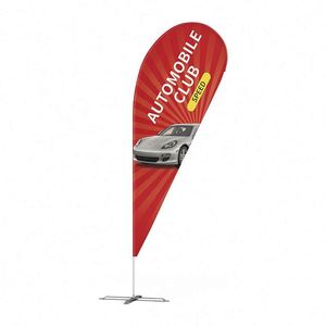 Factory Wholesale High Quality Teardrop <b>Flags</b> Digital Printed Single or Double Sided for Advertising - Product Image 6
