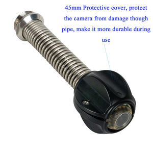 Caméra de vidéosurveillance <span class=keywords><strong>pour</strong></span> tuyaux 20M-5MM, caméra d'inspection d'égouts 25MM 1080P, inspection de canalisations 7 pouces avec DVR et 12 LED - Product Image 4