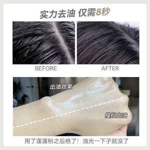Poudre volumisante transparente blanche Novo Fluffy pour cheveux, sans rinçage, contrôle du sébum - Product Image 4