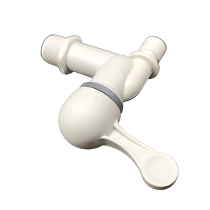 High Quality Wholesale Cheap Price Single <b>Handle</b> Basin Plastic DN15 White Faucet for Bathroom - Product Image 5
