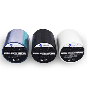 Negro Blanco <span class=keywords><strong>transparente</strong></span> Super fuerte fugas impermeable adhesivo <span class=keywords><strong>cinta</strong></span> de reparación para parches de - Product Image 1