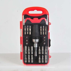Juego de puntas de destornillador de trinquete tipo T Lixin de 28 piezas, 1/4 de pulgada, acero al cromo vanadio, para uso doméstico - Product Image 1