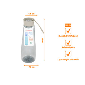 ขวดน้ำพลาสติก PET ขนาด 700 มล. ยี่ห้อ Vi Hung พร้อมสายสะพาย ปลอดสาร BPA น้ำหนักเบา ทนทาน เหมาะสำหรับการเดินทาง สีส้ม กันน้ำ ล้างในเครื่องล้างจานได้ - Product Image 5