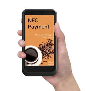 อินเทรนด์แบบพกพา 5.5 นิ้ว NFC Android แท็บเล็ตพีซีไม่มีกล้องด้านหน้า NFC soft POS MTK8788 4G LTE NFC เครื่องสแกนเนอร์แท็บเล็ตพีซี