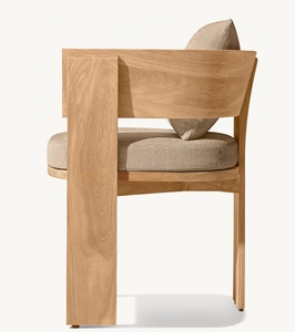 लक्जरी घरेलू सागौन इनडोर और आउटडोर डाइनिंग टेबल और कुर्सी सेट - Product Image 3