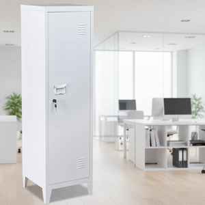 Armario de Acero Moderno de Una Puerta, Colorido, para Colgar Ropa, Estructura Desmontable, Recubrimiento Electrostático en Polvo, Precio de Fábrica - Product Image 1