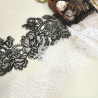 Fil de Soie de Poisson Tissé Dentelle Suisse Dentelle Française Galon de Mariage Robe de Mariée Bordure Robe de Femme Diadème de Mariage Conçus