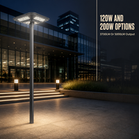 Lampe solaire LED pour route 120W/200W, résistante aux intempéries, panneau 5V 35W/50W, contrôle intelligent de la lumière, utilisation en jardin