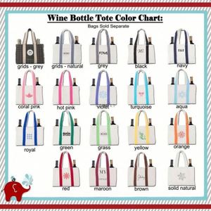 Customizable 4-6 Bottle Wine Tote <b>Bag</b> Reusable Canvas Shopping <b>Bag</b> with Dividers for Promotions - Product Image 6