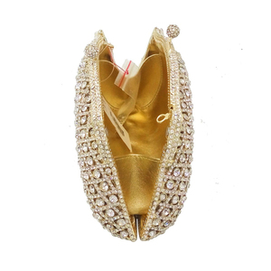 Bolso de mano de noche brillante con diamantes para mujer, bolso de mano con diamantes de imitación de cristal, moda clásica, informal, para boda, fiesta de graduación, monedero de noche - Product Image 5