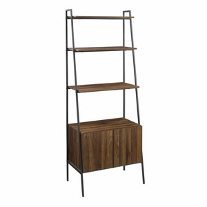 Luxe Chambre Grand Distressed Moderne Affichage <span class=keywords><strong>Bois</strong></span> Étagère Bureau Bibliothèque En Fer Forgé Bibliothèque Armoires Avec Porte - Product Image 4