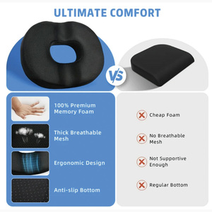 Thoải mái rỗng Donut thiết kế bộ nhớ bọt chậm phục hồi Đệm văn phòng đệm ghế đệm - Product Image 5