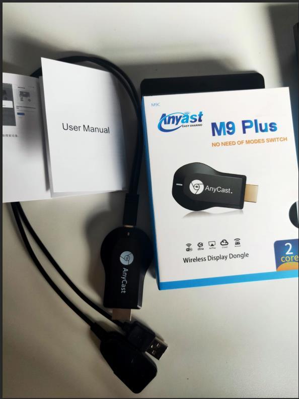 Anycast dongle m9 plus 1080p tv android inalámbrico receptor wifi dongle