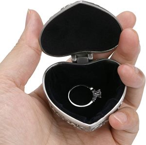 Kim Loại Hộp Đồ Trang Sức Nhỏ Đính Đồ Trang Sức Cổ Điển Hộp Lưu Trữ Cho Nhẫn Bông Tai Vòng Cổ Kho Báu Ngực Tổ Chức Trang Trí Nội Thất - Product Image 4