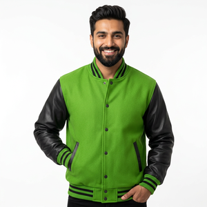 Professional quality Custom Print <b>Baseball</b> Jaket Unisex Varsity <b>Jacket</b> College CollegeBaseballjacket <b>for</b> <b>men</b> - Product Image 1